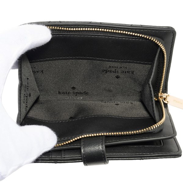 gktkg424001 7 Kate Spade Bifold Wallet Carry KG424 Black