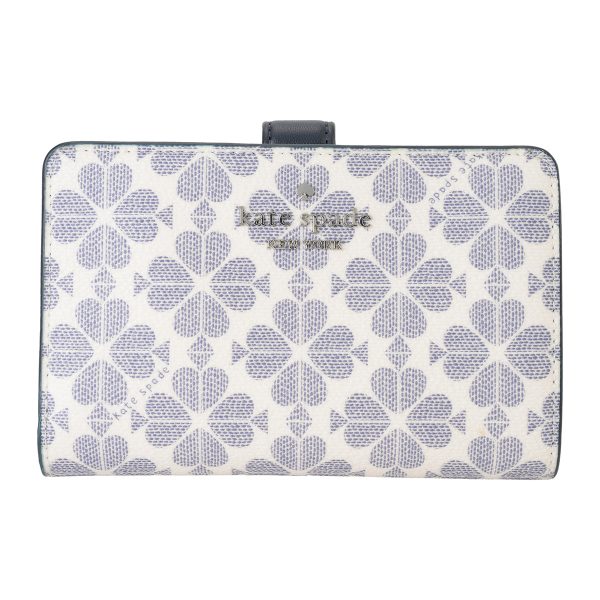 gktkg488403 1 Kate Spade Bifold Wallet Spade Flower KG488 Navy Blue