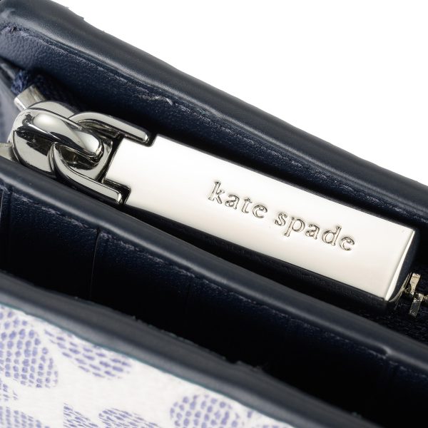 gktkg488403 9 Kate Spade Bifold Wallet Spade Flower KG488 Navy Blue