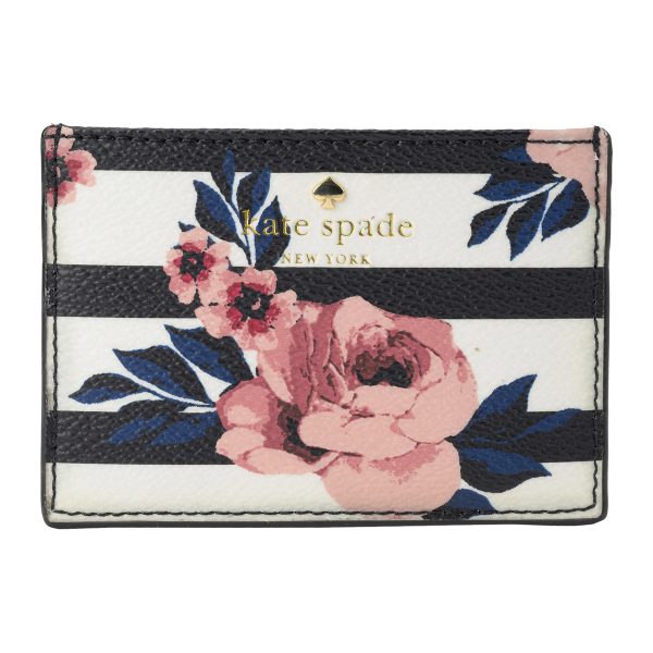 gktpwru6589940 1 Kate Spade Hydrain Leather Card Case Multicolor