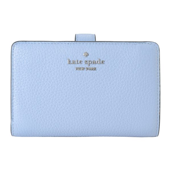 gktwlr00394419 1 Kate Spade Layla Leather Bifold Wallet Light Blue