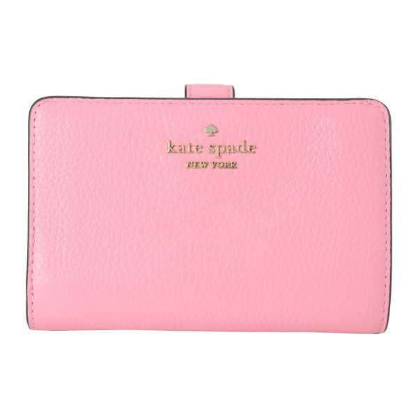 gktwlr00394656 1 Kate Spade Leila Leather Bifold Wallet Pink