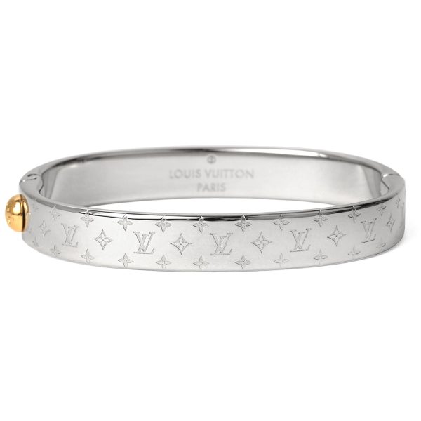 glvm00250 1 Louis Vuitton Nanogram Cuff Nanogram Silver