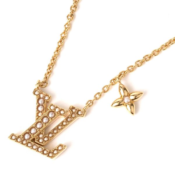 glvm01336 1 Louis Vuitton Monogram Collier LV Iconic Pearl Gold