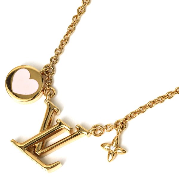 glvm01424 1 Louis Vuitton Necklace Iconic Heart Gold