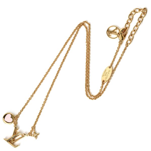 glvm01424 9 Louis Vuitton Necklace Iconic Heart Gold