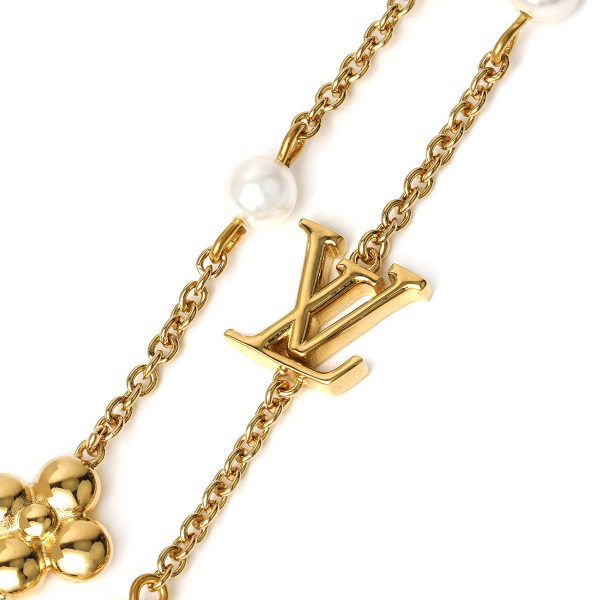 glvm01579 4 Louis Vuitton Sautoir Louisa Jewelry Gold