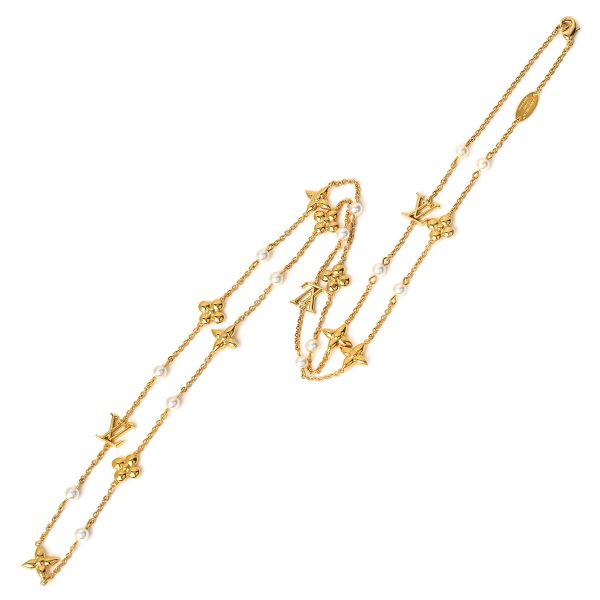 glvm01579 8 Louis Vuitton Sautoir Louisa Jewelry Gold