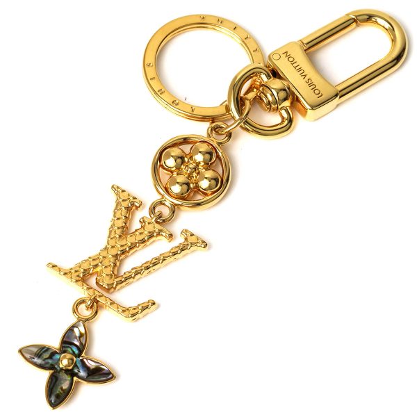 glvm01650 1 Louis Vuitton Keychain Wonder of Sea Keyholder Gold