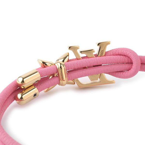 glvm0975z 7 Louis Vuitton Bracelet Monogram Bracelet LV Bloom Pink Gold