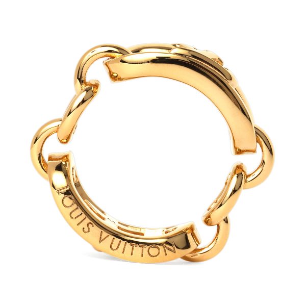 glvm0979m 7 Louis Vuitton Ring Chain Ring Size Gold