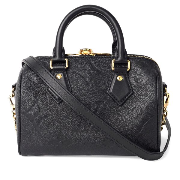 glvm58953 2 Louis Vuitton Monogram Empreinte Speedy Bandouliere Black