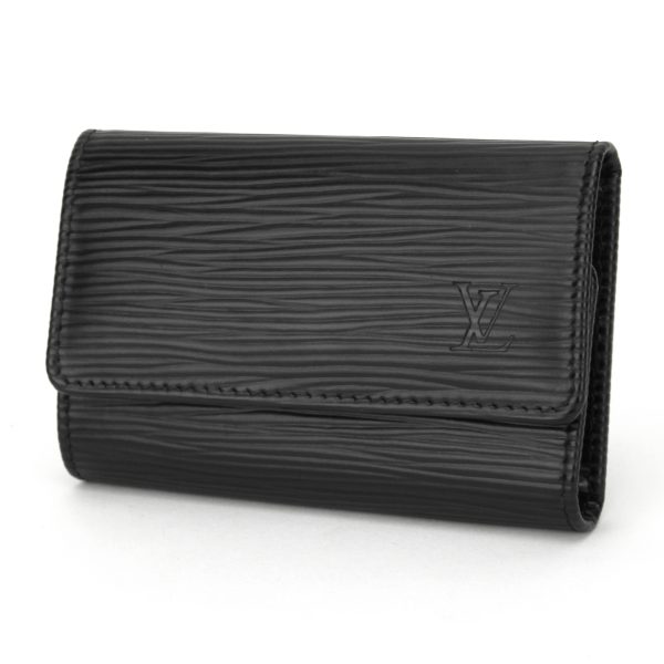 glvm63812 1 Louis Vuitton Key Case Epi Multicle Black