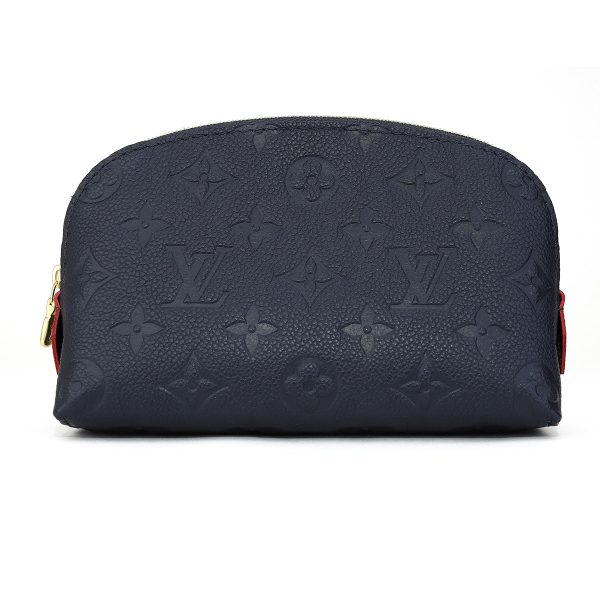 glvm69413 1 Louis Vuitton Monogram Empreinte Pochette Cosmetic PM Navy