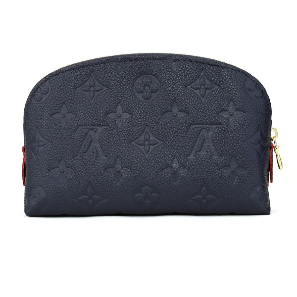 glvm69413 2 Louis Vuitton Monogram Empreinte Pochette Cosmetic PM Navy