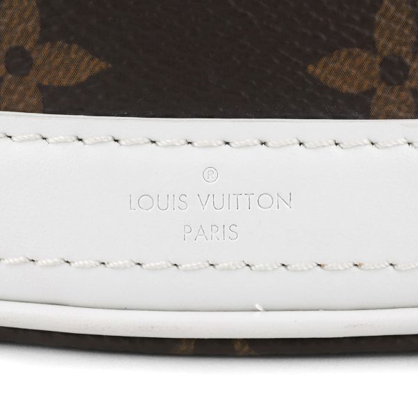 glvm81489 8 Louis Vuitton Shoulder Bag Monogram Nano Bucket Brown White