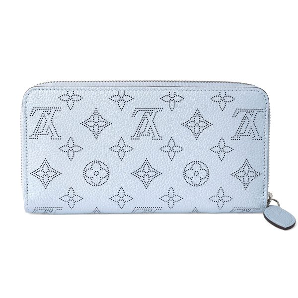 glvm81643 2 Louis Vuitton Mahina Zippy Wallet Light Blue