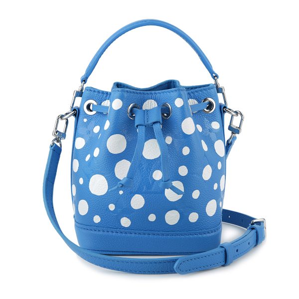 glvm81985 1 Louis Vuitton Shoulder Bag x Yayoi Kusama Nano Noe Light Blue