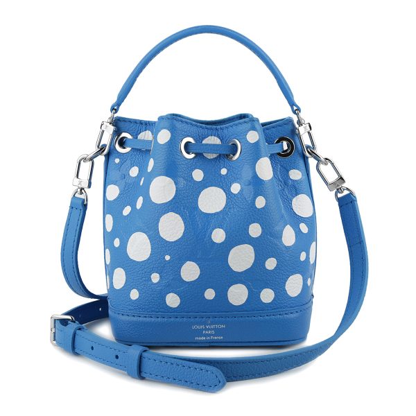 glvm81985 2 Louis Vuitton Shoulder Bag x Yayoi Kusama Nano Noe Light Blue