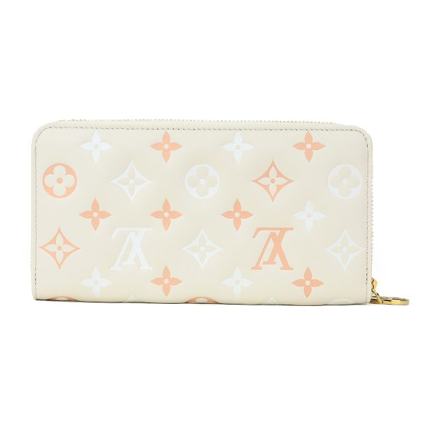 glvm82290 2 Louis Vuitton Monogram Zippy Wallet Beige