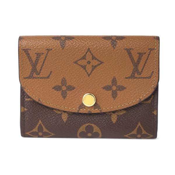 glvm82333 1 Louis Vuitton Monogram Reverse Portomone Rosali Brown