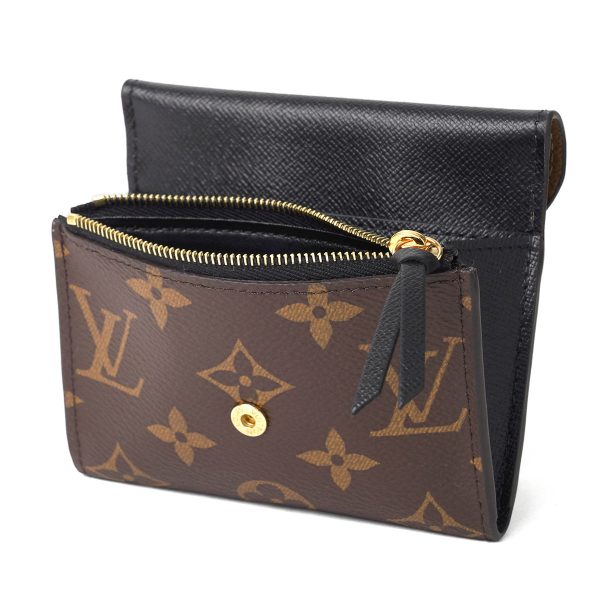 glvm82333 4 Louis Vuitton Monogram Reverse Portomone Rosali Brown