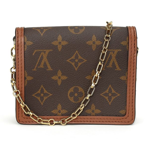 glvm82749 2 Louis Vuitton Shoulder Bag Monogram Reverse Pico Dauphine Brown