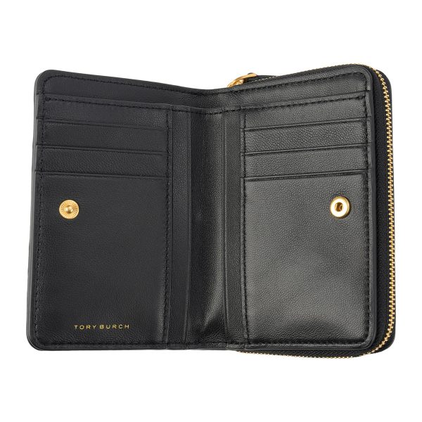 gto143494001 4 Tory Burch Fleming Bi Fold Wallet Black