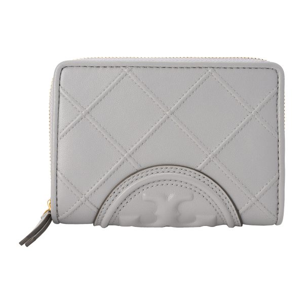 gto143494029 1 Tory Burch Fleming 2 Fold Wallet Gray