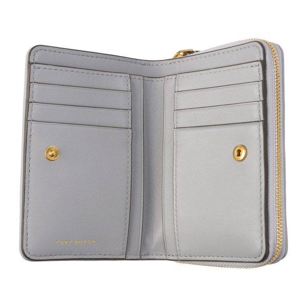 gto143494029 4 Tory Burch Fleming 2 Fold Wallet Gray