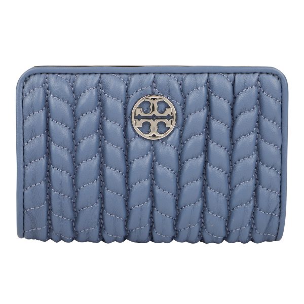 gto150407457 1 Tory Burch Bi Fold Wallet Willa Blue