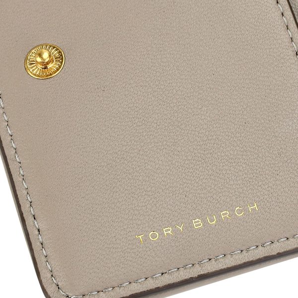 gto153121082 7 TORY BURCH Bifold Wallet Kira Leather Greige