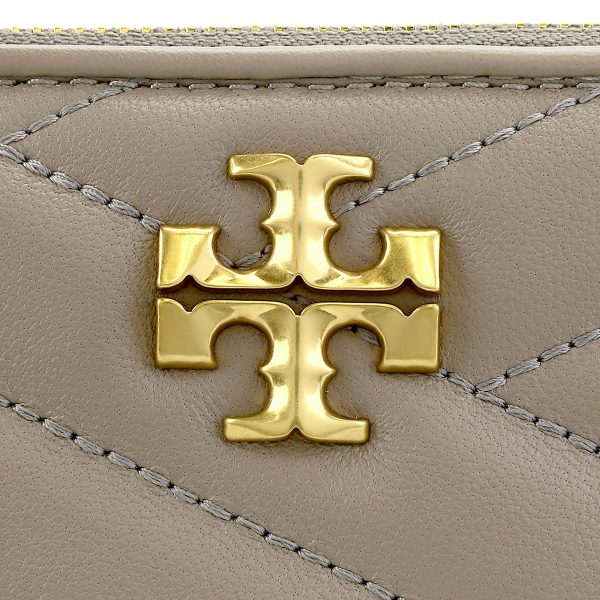 gto153121082 9 TORY BURCH Bifold Wallet Kira Leather Greige