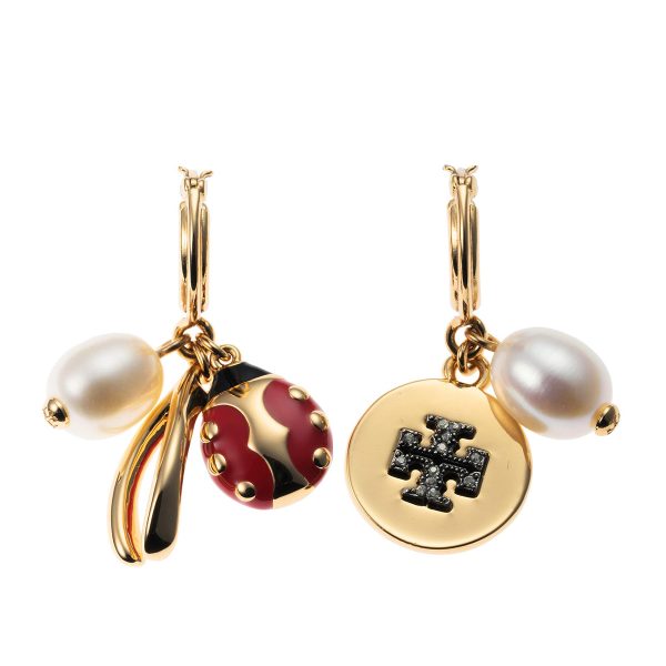 gto153644700 1 TORY BURCH Earrings Charm Gold