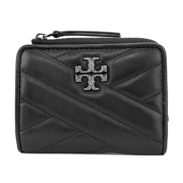 gto156005001 1 TORY BURCH Bifold Wallet Kira Leather Black