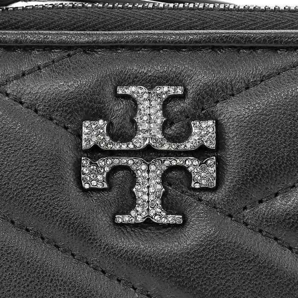 gto156005001 9 TORY BURCH Bifold Wallet Kira Leather Black