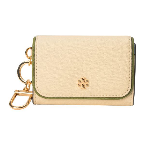 gto157608127 1 TORY BURCH Card Case Emerson Leather Ivory