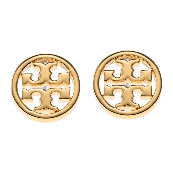 gto26222720 1 TORY BURCH Earrings Mirror Gold