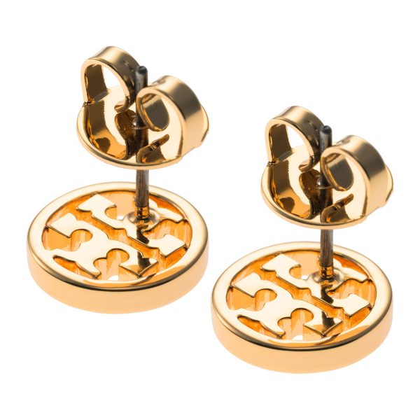 gto26222720 4 TORY BURCH Earrings Mirror Gold