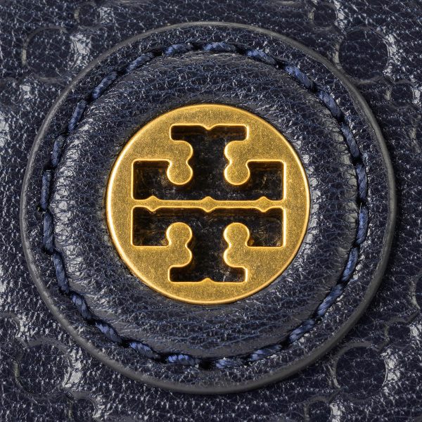 gto79380458 8 TORY BURCH Bifold Wallet Tea Monogram Leather Navy