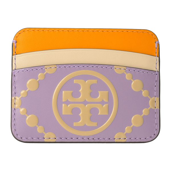 gto87184520 2 TORY BURCH Card Case T Monogram Leather Purple