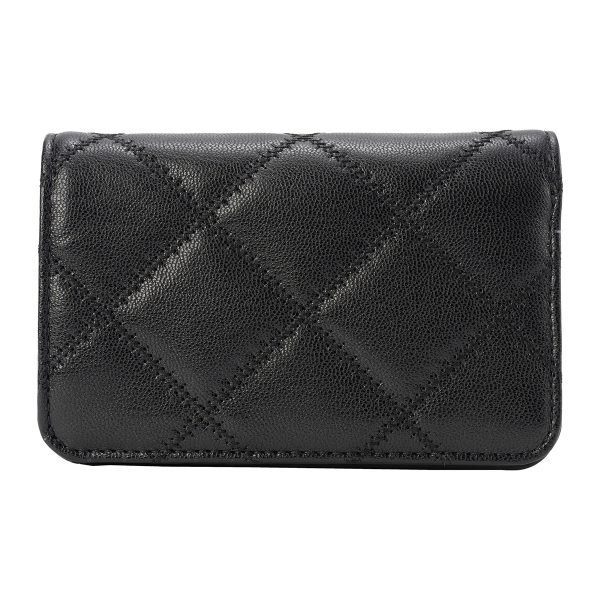 gto87868001 2 TORY BURCH Bifold Wallet Willa Soft Quilt Leather Black