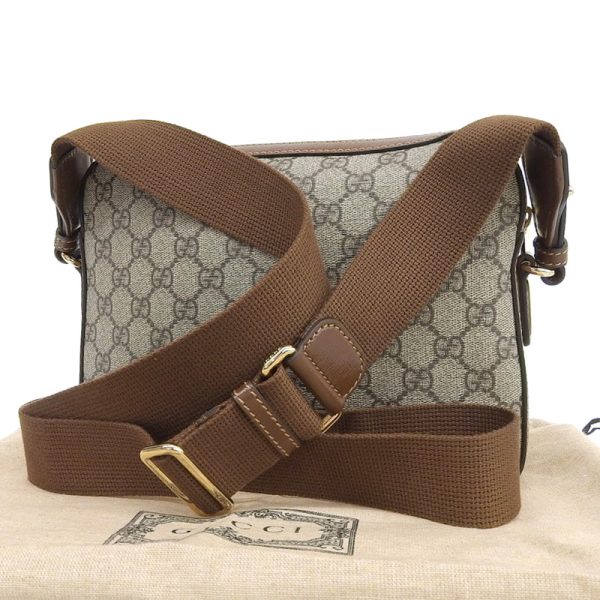 gu0423 2 Gucci Interlocking Leather Shoulder Bag Brown