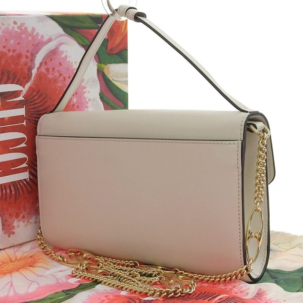 gu0453 2 Gucci Zumi Bag Chain Shoulder Leather Ivory