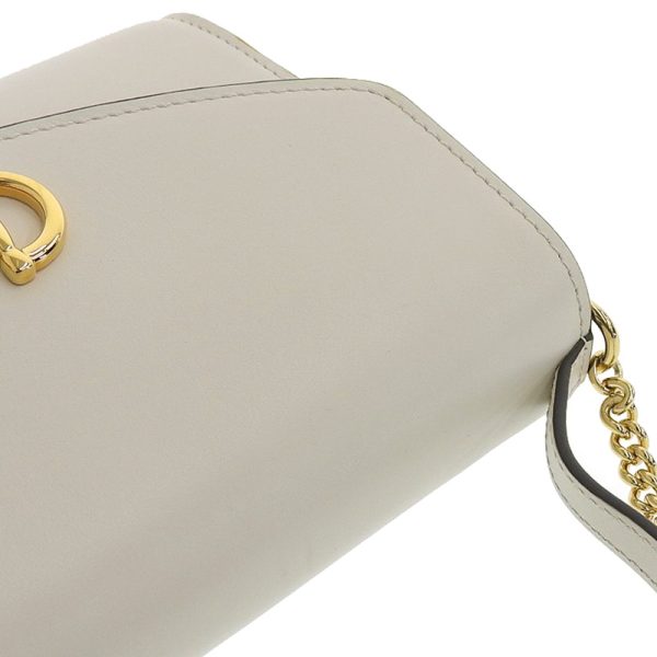 gu0453 4 Gucci Zumi Bag Chain Shoulder Leather Ivory