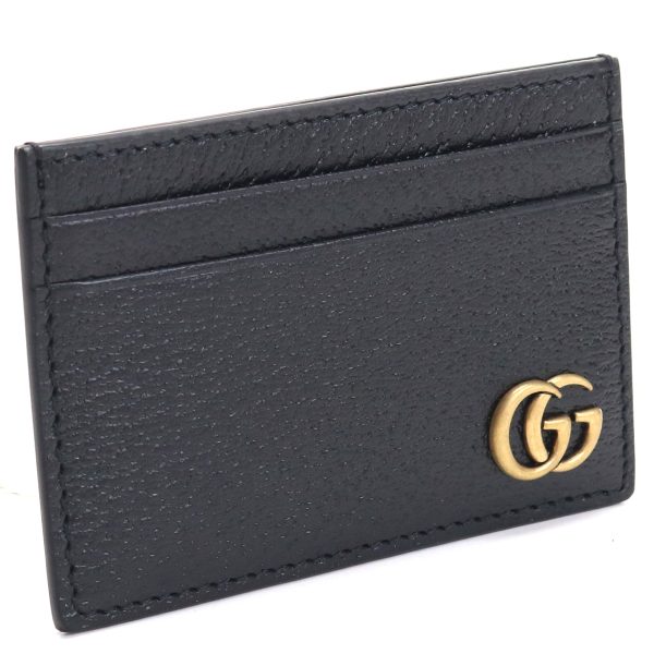 guc436022011 1 Gucci GG Marmont Leather Black Card Case