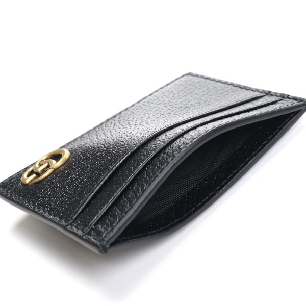 guc436022011 3 Gucci GG Marmont Leather Black Card Case