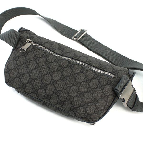 guc733868011 4 Gucci Body Bag Supreme Canvas Gray