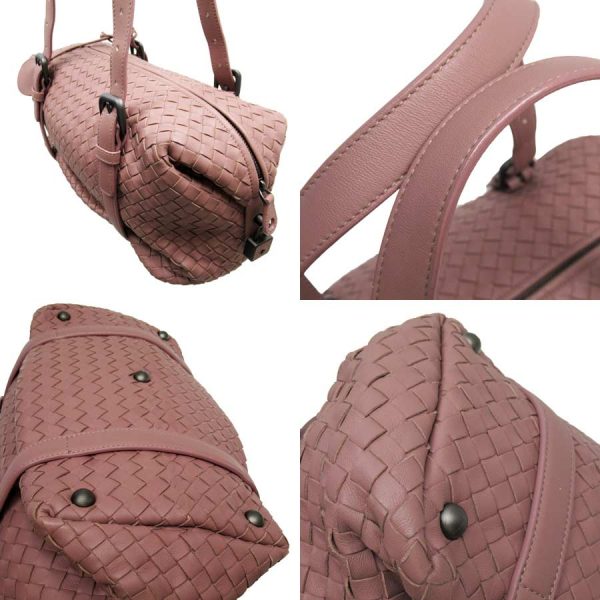 h27818g 1 Bottega Veneta Leather Shoulder Bag Pink