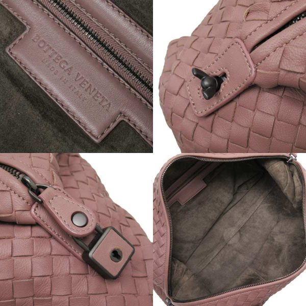 h27818g 2 Bottega Veneta Leather Shoulder Bag Pink